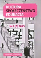 Opakowanie Kultura Społeczeństwo Edukacja nr 1 (3) 2013