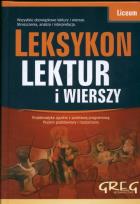 Okładka książki Leksykon lektur i wierszy LO GREG
