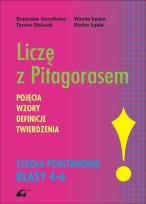 Okładka książki Liczę z Pitagorasem Pojęcia, wzory, definicje, twierdzenia.