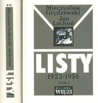 Okładka książki Listy 1923-1956 Tom 1/2