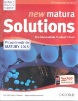 Okładka książki Matura Solutions N Pre-inter. 2E SB+Exam Brochure