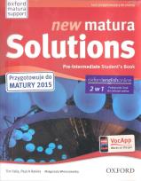 Okładka książki Matura Solutions N Pre-inter.2E SB+Exam Broch&E-WB