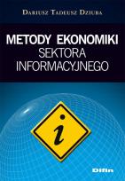 Okładka książki Metody ekonomiki sektora informacyjnego