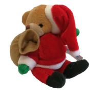 Opakowanie Miś świąteczny z woreczkiem 10 cm