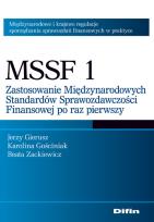 Okładka książki MSSF 1 Zastosowanie Międzynarodowych Standardów Sprawozdawczości Finansowej po raz pierwszy
