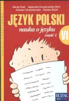 Okładka książki Nauka o języku 6 Język polski Podręcznik Część 1