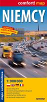 Okładka książki Niemcy mapa samochodowa 1:900 000
