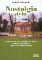 Okładka książki Nostalgia stylu