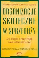 Okładka książki Organizacje skuteczne w sprzedaży