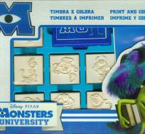 Opakowanie Pieczątki w walizce 7 szt Uniwersytet Potworny