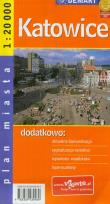 Okładka książki Plan Miasta Katowice 1:20 000 DEMART