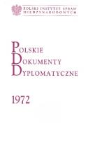 Opakowanie Polskie dokumenty dyplomatyczne 1972