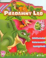 Okładka książki Pradawny Ląd 10/2013 Zabawy z dinozaurami