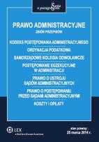 Okładka książki Prawo administracyjne Zbiór przepisów