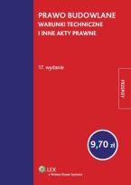 Okładka książki Prawo budowlane Warunki techniczne i inne akty prawne