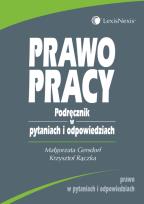 Okładka książki Prawo pracy Podręcznik w pytaniach i odpowiedziach