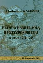Okładka książki Prusy a handel solą w latach 1775-1795