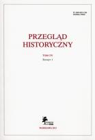 Opakowanie Przegląd Historyczny Tom CIV Zeszyt 1
