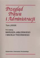 Opakowanie Przegląd prawa i administracji Tom 89