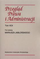 Opakowanie Przegląd prawa i administracji Tom 92