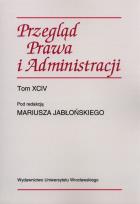 Opakowanie Przegląd prawa i administracji Tom 94