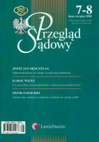 Opakowanie Przegląd Sądowy  2008/07-08