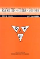 Opakowanie Psychologia - Etologia - Genetyka T. 8