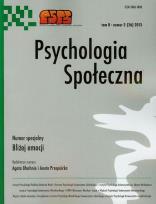 Opakowanie Psychologia społeczna t8 3(26) 2013