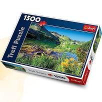 Okładka książki Puzzle 1500 Wielki Staw, Tatry TREFL