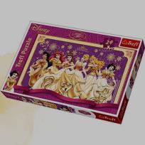 Okładka książki Puzzle 24 maxi Księżniczki TREFL