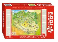 Opakowanie Puzzle edukacyjne 260 Mapa Polski młodego odkrywcy