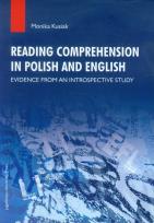 Okładka książki Reading Comprehension in Polish and English