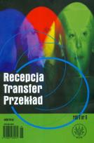 Opakowanie Recepcja Transfer Przekład t.6