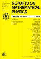 Opakowanie Reports on Mathematical Physics 59/2