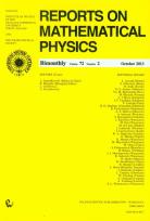 Opakowanie Reports on Mathematical Physics 72/2