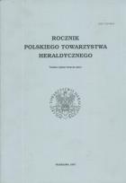 Opakowanie Rocznik Polskiego Towarzystwa Heraldycznego tom III (XIV)