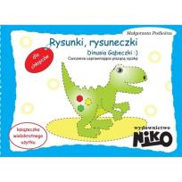 Okładka książki Rysunki, rysuneczki - Dinusia Gąbeczki