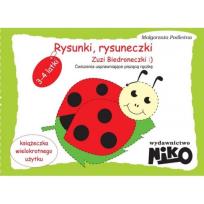 Okładka książki Rysunki, rysuneczki - Zuzi Biedroneczki