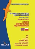 Okładka książki Słownik skrótów biznesu międzynarodowego