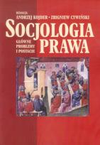 Okładka książki Socjologia prawa