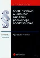 Okładka książki Spółki osobowe w umowach o unikaniu podwójnego opodatkowania