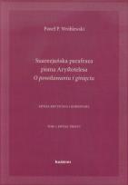 Okładka książki Suarezjańska parafraza pisma Arystotelesa O powstawaniu i ginięciu