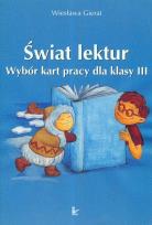 Okładka książki Świat lektur 3 Wybór kart pracy dla klasy III