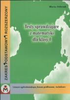 Okładka książki Testy Sprawdzające Matematyka 1 LO, LP ,T NOWIK WZ