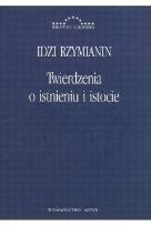 Okładka książki Twierdzenia o istnieniu i istocie