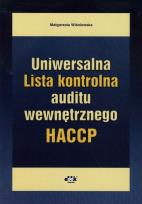 Okładka książki Uniwersalna Lista kontrolna auditu wewnętrznego HACCP