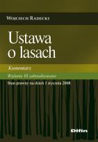 Okładka książki Ustawa o lasach Komentarz