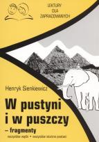 Okładka książki W pustyni i w puszczy fragmenty Lektury dla zapracowanych