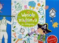 Okładka książki Wesołe zadania dla chłopców Naklejaj i baw się