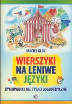 Okładka książki Wierszyki na leniwe języki